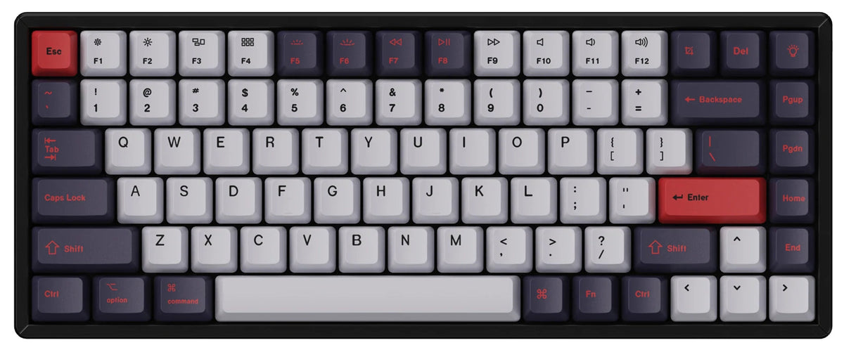 K2 OEM Dye-Sub PBT Keycap Set - Ruby