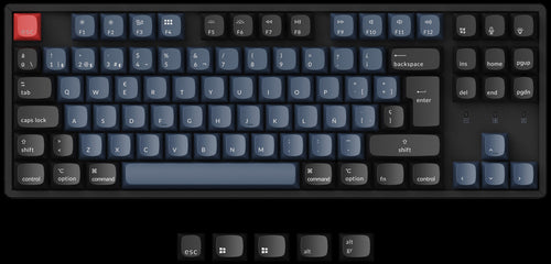 Spanish ISO Layout Keychron K8 Pro QMK/VIA Custom Mechanical Keyboard