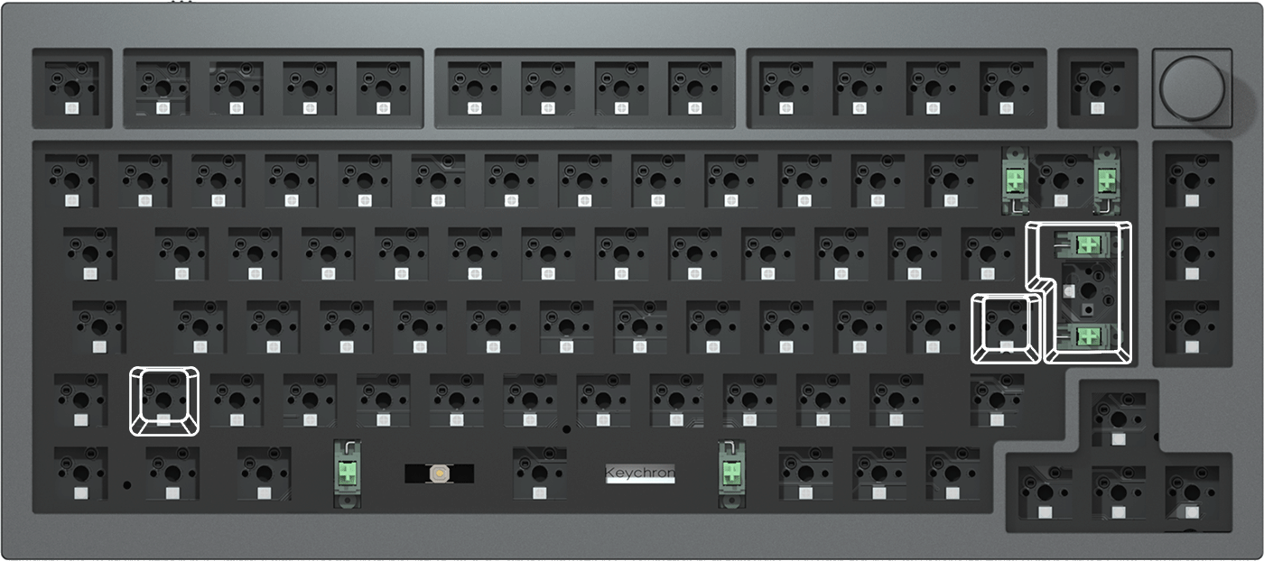 Keychron Q1 QMK カスタム メカニカル キーボード - バージョン 2（UK