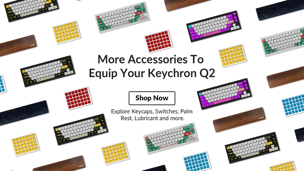 Keychron Q2 ISO 65% Layout Custom Keyboard