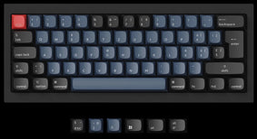 Swiss-ISO Layout Keychron Q4 60% layout mini Custom Mechanical Keyboard