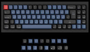 German DE-ISO Layout Keychron Q7 70% Layout Custom Mechanical Keyboard