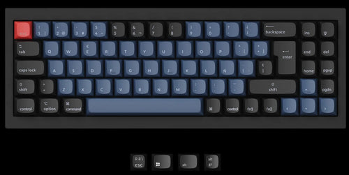 Spanish ISO Layout Keychron Q7 70% Layout Custom Mechanical Keyboard