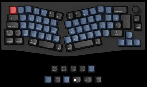 French ISO Layout Keychron Q8 65% Alice Layout Custom Mechanical Keyboard