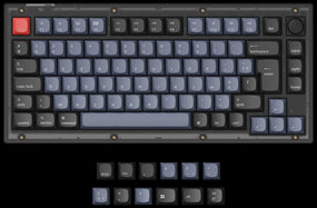 French-ISO Layout Keychron V1 QMK/VIA Custom Mechanical Keyboard
