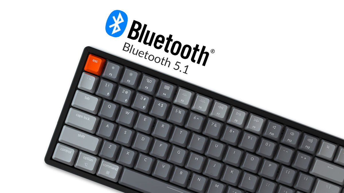 keychron wireless mechanical keyboard bluetooth 5.1