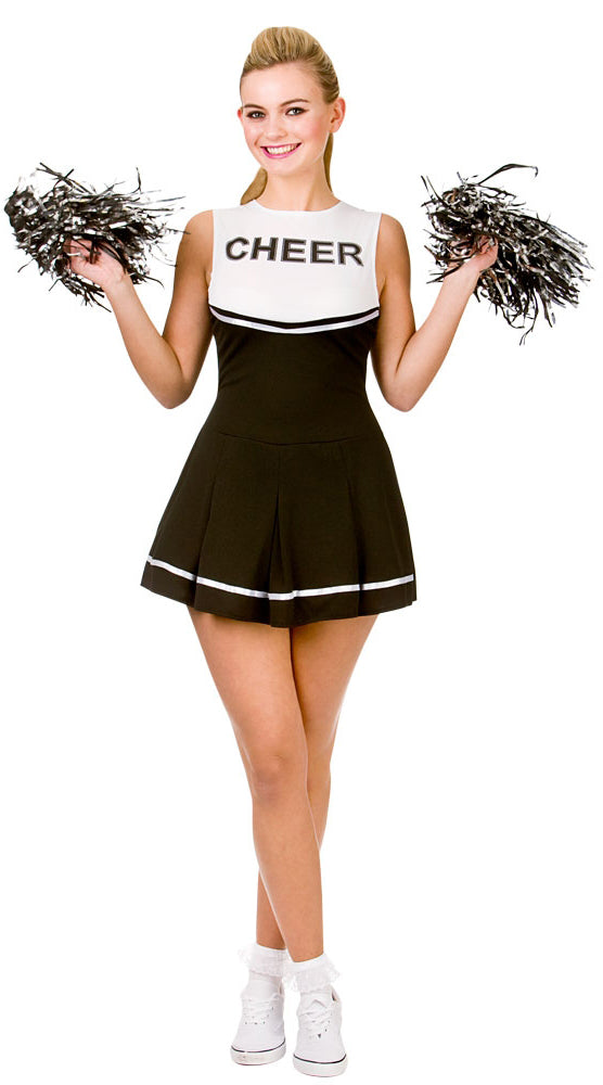 Ladies White Cheerleader Costume - I Love Fancy Dress