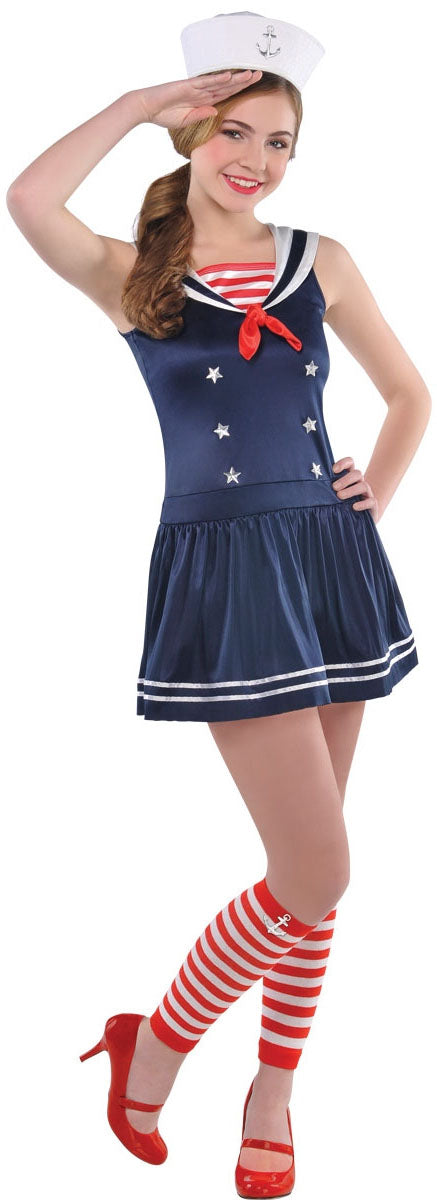 Shop Fever Ahoy Sailor Costume Nautical Fancy Dress