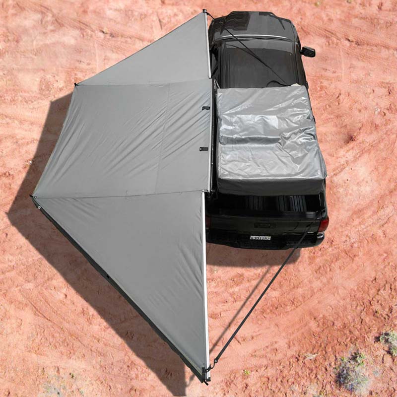 HD Nomadic 180 Degree Awning With Zip In Wall
