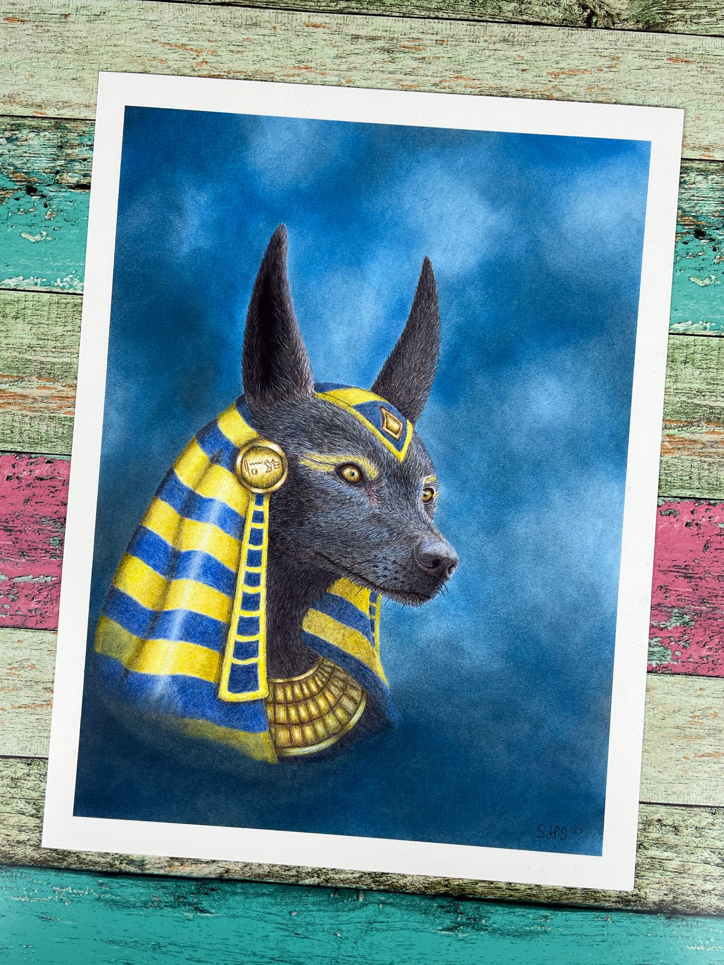 simple anubis drawing