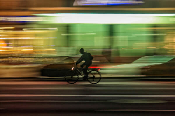 a person cycling with the fastest e-bike