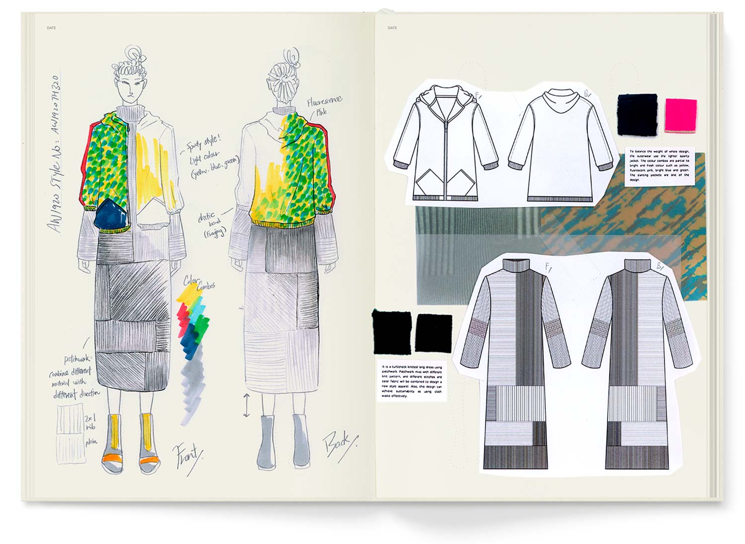 Fashion Design Sketch Book, Fashion Books Sketchbooks