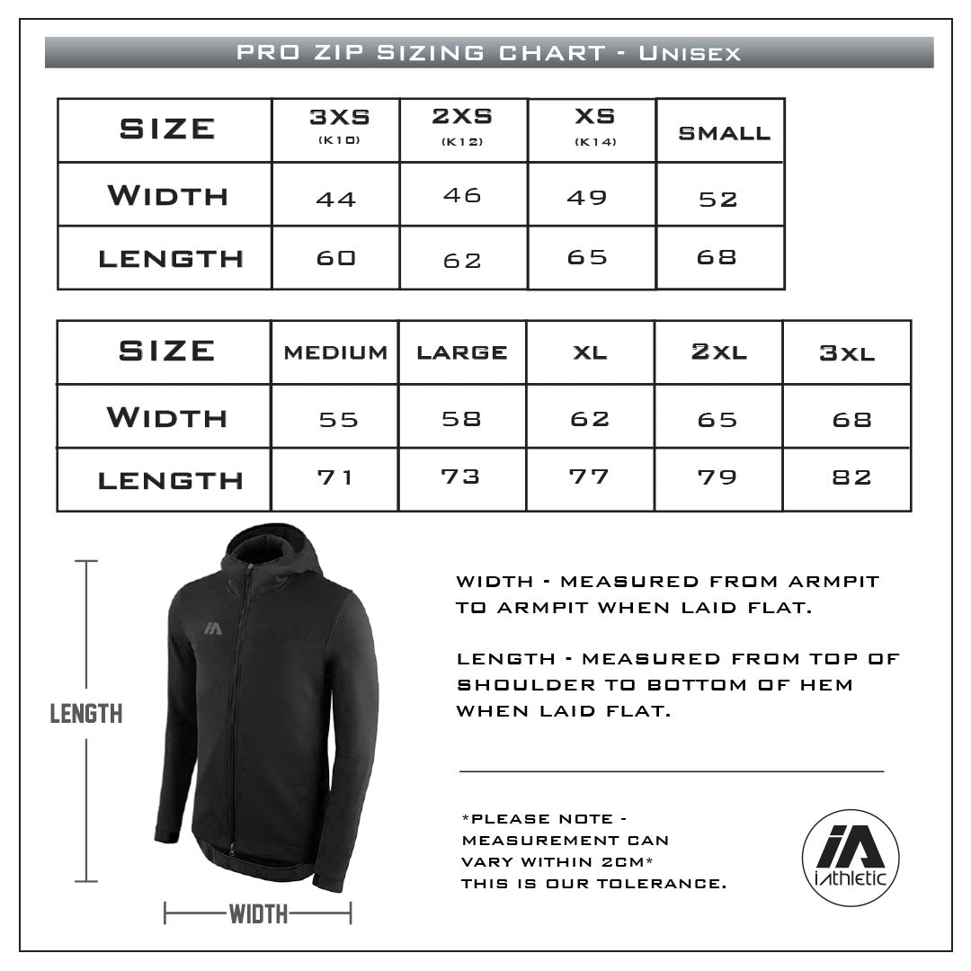 Sizing Charts – Official WNBL Merchandise Store