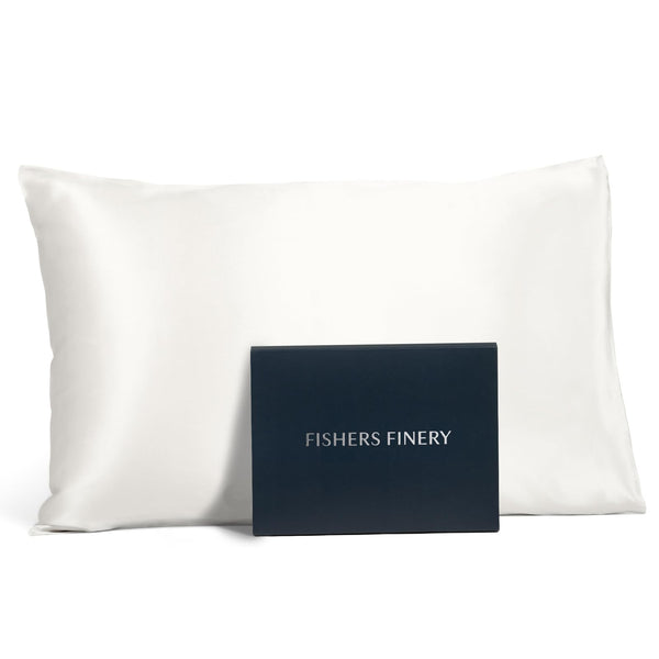 Fishers Finery 25mm 100% Pure Mulberry Silk Pillowcase, Good Housekeeping  Winner (Red, Standard)