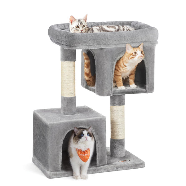 X XBEN Cat Trees 41', Cat Climbing Tower with Space Capsule Nest