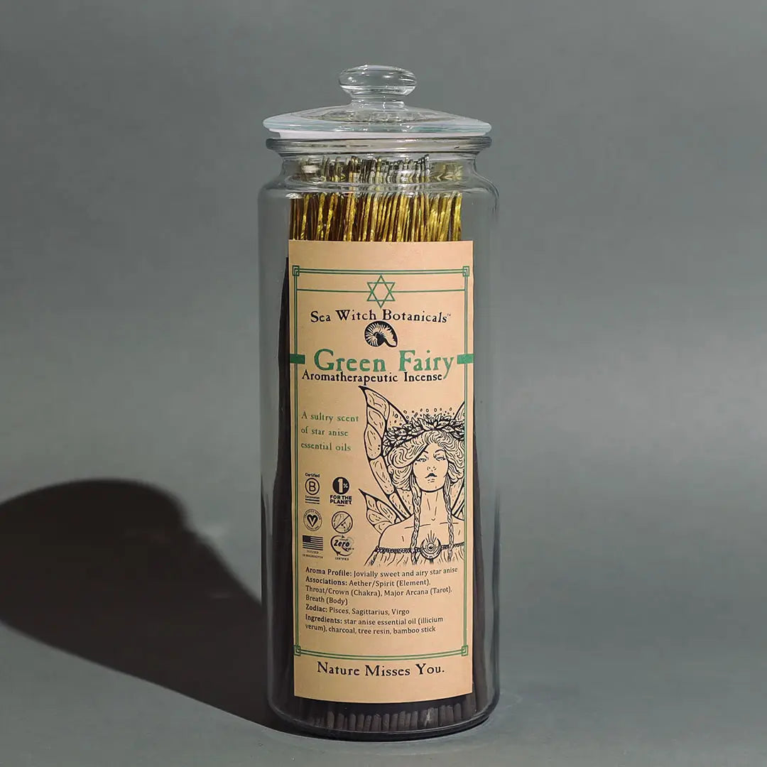 All Natural-Green Fairy Single Stick-Sweet Star Anise-10 stick bag