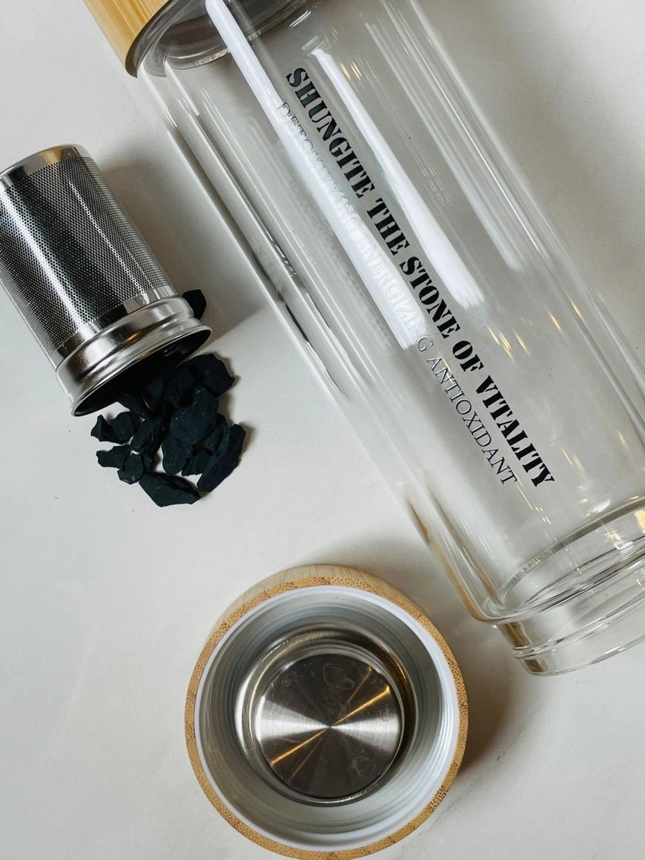 Shungite Water Bottle With Shungite