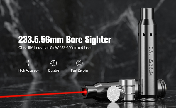 Feyachi BS98 Bore Sighting Laser - .223/5.56mm Laser Boresighter