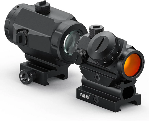 Feyachi RS-23 Red Dot Sight with M40 3X Magnifier Combo Kit