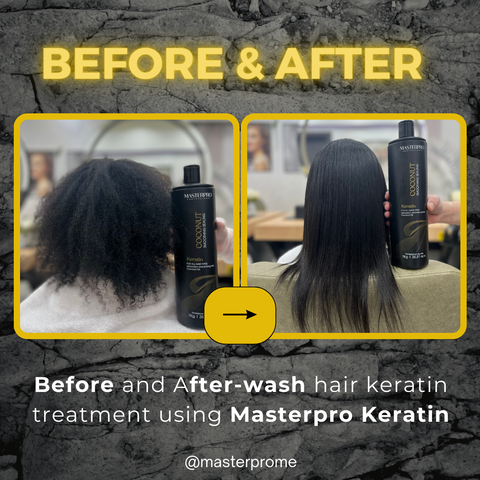 Brazilian Keratin Treatment using Masterpro Keratin