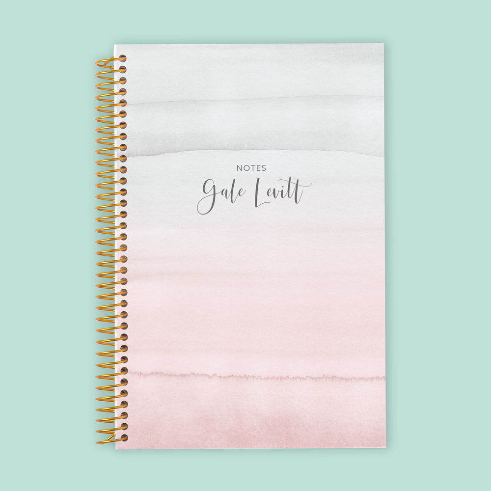 Pastel Beauty Notebook: Light Pink Blank Page Journal - Blank Numbered  Notebook - Pastel Color Notebook - 6x9inch 100 pages