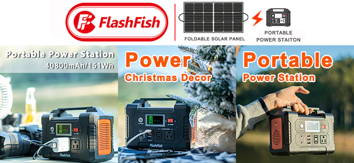 Embrace The Convenience Of Multiple Charging With FlashFish E200 Portable power generation on-the-go!