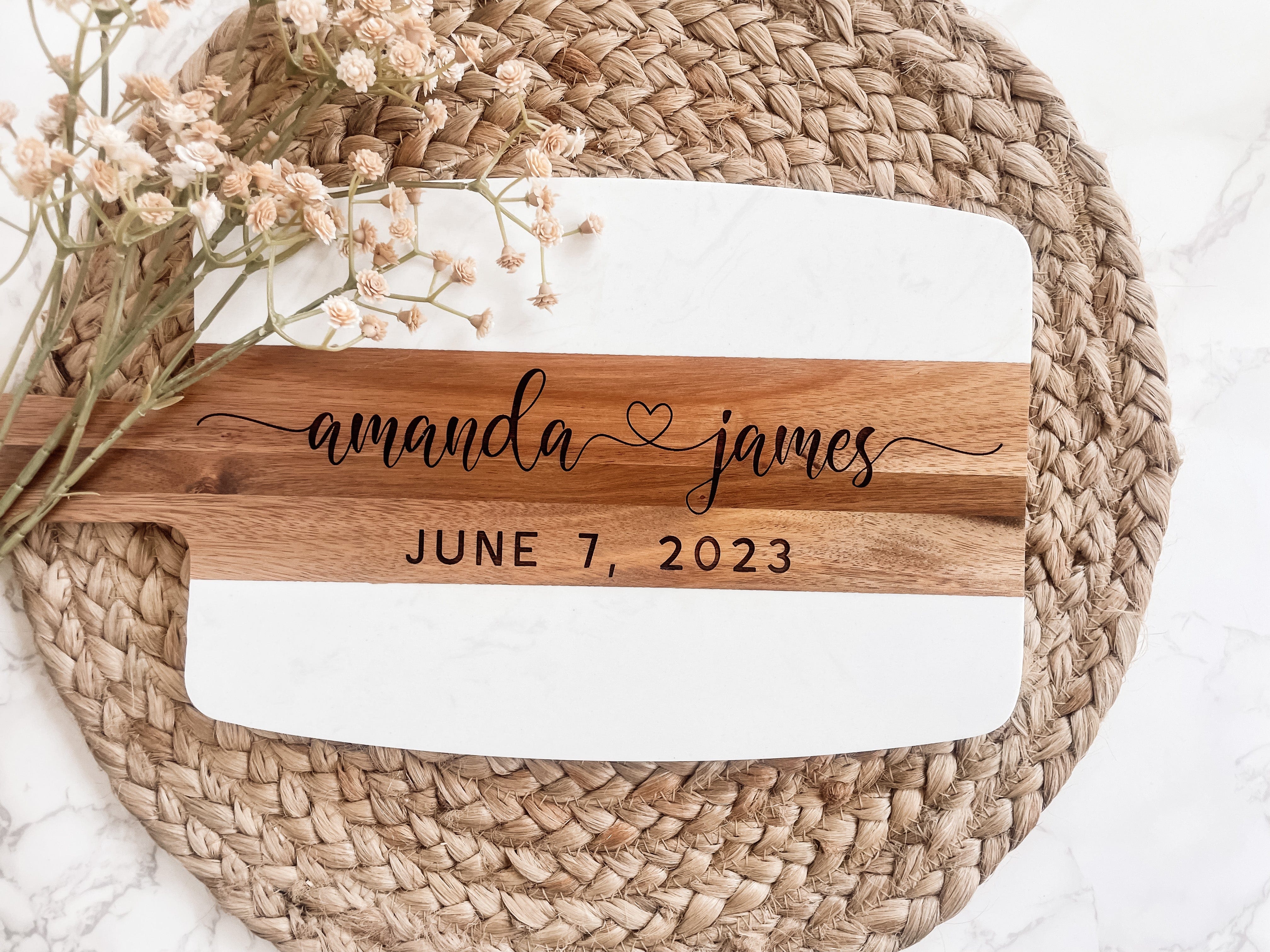 Personalized Cheese Board