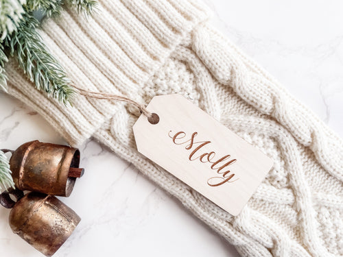 Stocking Name Tags – Sea Pine Designs