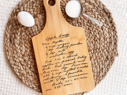 Mom and Grandma Handwritten Recipe Cutting Board, Personalized Family  Recipe Cutting Board, Engraved keepsake gift, Christmas gifts for Mom and  Mother