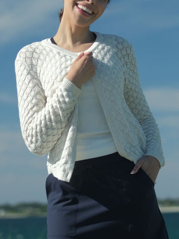 Glow Cardigan Ivory
