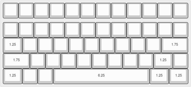 40% keyboard layout