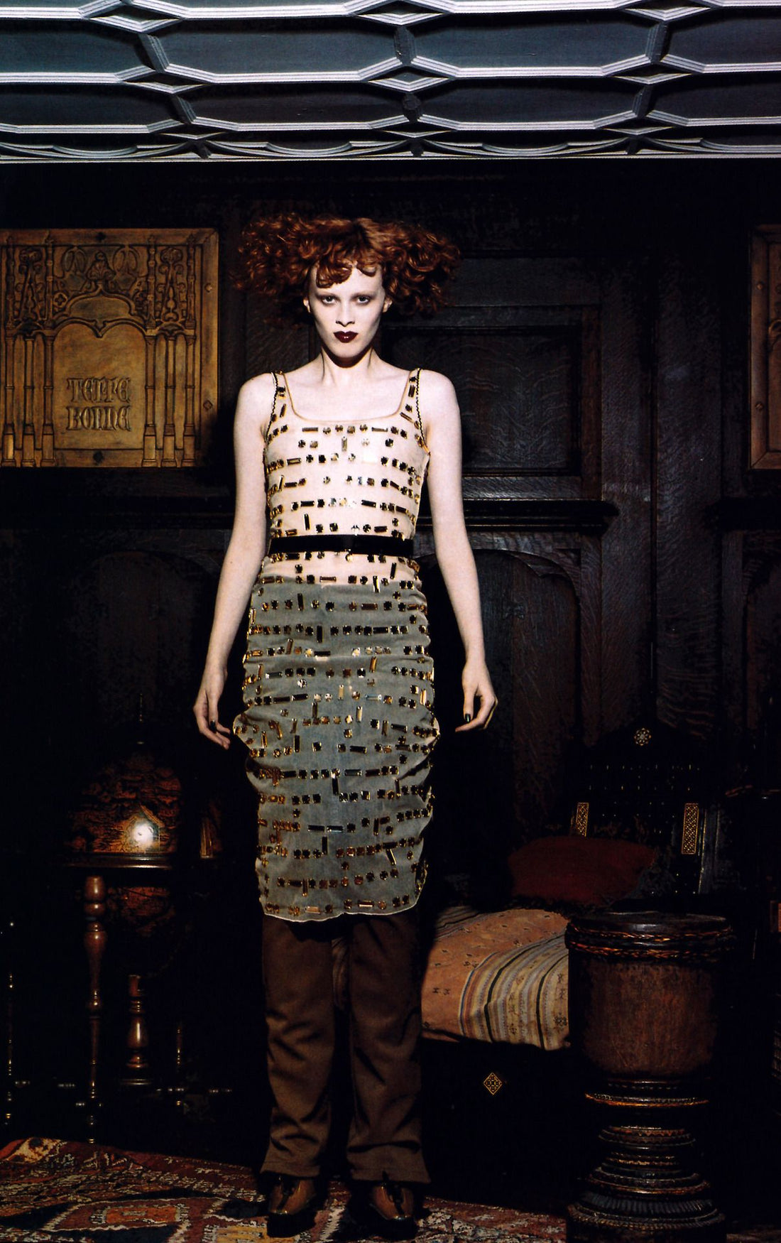 PRADA FW 1999 EMBELLISHED DRESS – Anteactus