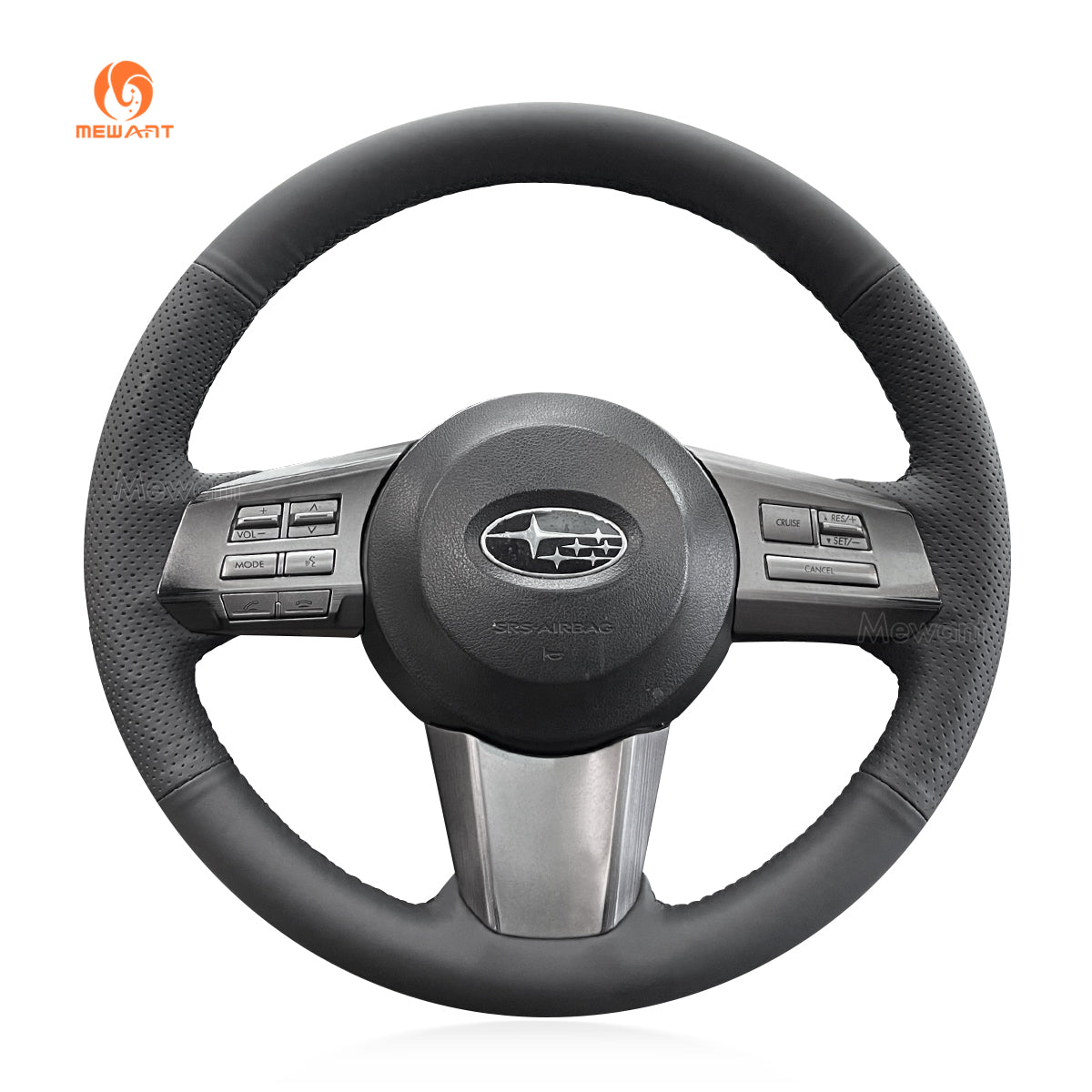 MEWANT Hand Stitch Car Steering Wheel Cover for Subaru Outback 2010-2011 / Legacy 2010-2011