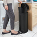 30L Matt Black Domed Lid Pedal Bin, by BLACK + DECKER Image 7