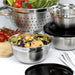Set of 3 Stainless Steel Bowls with Lids Image 5