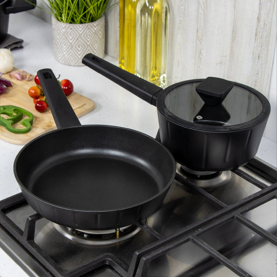 Neuvo 2-Piece Frying Pan & Saucepan Set Image 1
