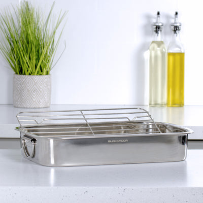 Stainless Steel Roasting Tray with Rack