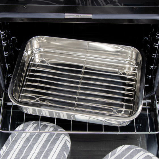 Stainless Steel Roasting Tray with Rack Image 3