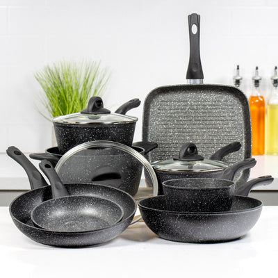 Classic 8-Piece Black Non Stick Pan Set