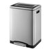 40L Stainless Steel Duo Recycling Bin with Soft Close Lid, by BLACK + DECKER Image 2