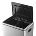 40L Stainless Steel Duo Recycling Bin with Soft Close Lid, by BLACK + DECKER Image 3