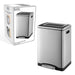 40L Stainless Steel Duo Recycling Bin with Soft Close Lid, by BLACK + DECKER Image 4