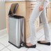 20L Stainless Steel Slimline Pedal Bin with Soft Close Lid, by BLACK + DECKER Image 3