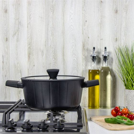 Neuvo 24cm Non Stick Stock Pot with Lid Image 6