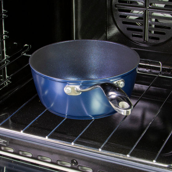 Blue Pro 18cm Non Stick Saucepan With Lid Image 8