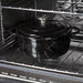 22cm Black Cast Iron Casserole Dish With Lid Image 6