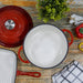 22cm Red Cast Iron Casserole Dish With Lid Image 9