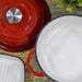 22cm Red Cast Iron Casserole Dish With Lid Image 10