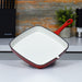 24cm Red Cast Iron Griddle Pan Image 1