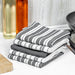 Set of 5 Tea Towels - Grey Image 1